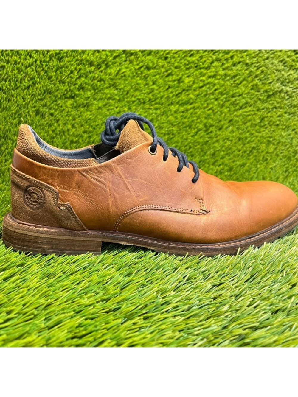 Bullboxer Brandyn Mens Size 10 Brown Casual Classic Leather Lace Up Oxford Shoes